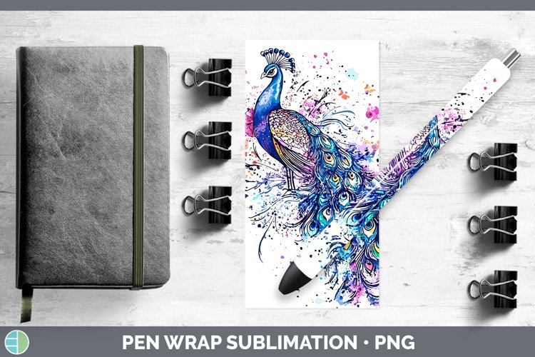 GorgeousWatercolor Pen Wrap design.
