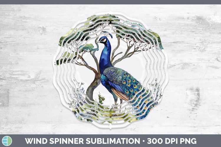 GorgeousWatercolor Wind Spinner design.