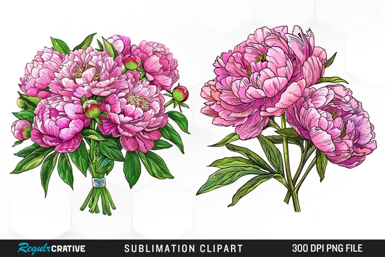 Peony Clipart Image 21