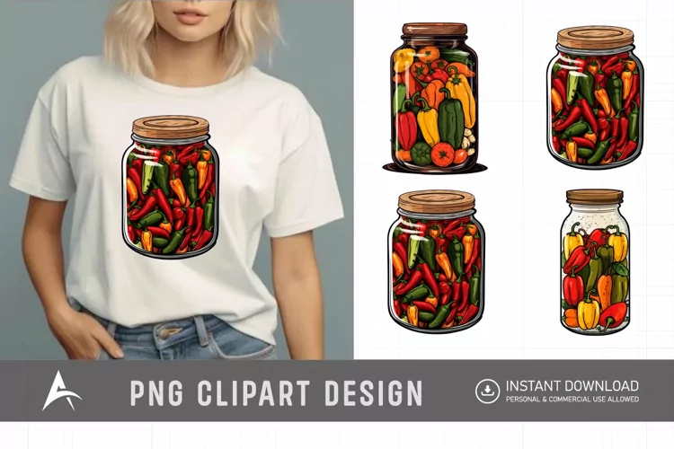 Watercolor Peppers Clipart