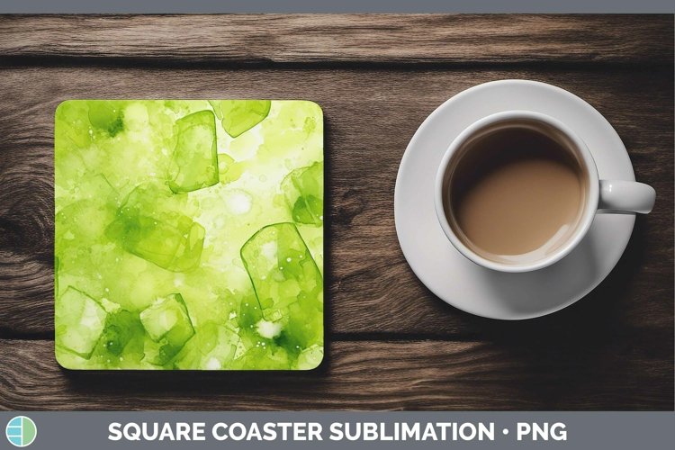 GorgeousWatercolor Square Coaster design.