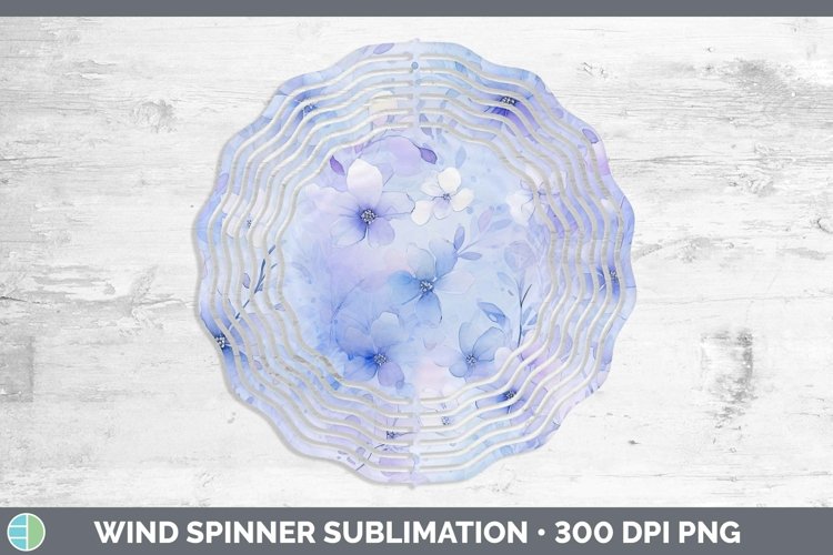 GorgeousWatercolor Wind Spinner design.
