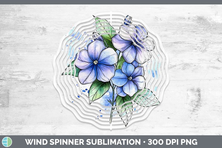 GorgeousWatercolor Wind Spinner design.
