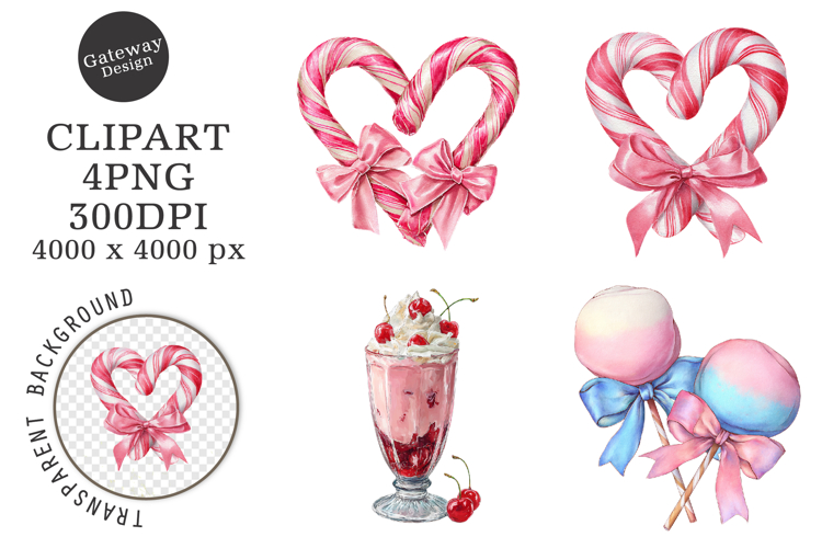 Candy Hearts Png
