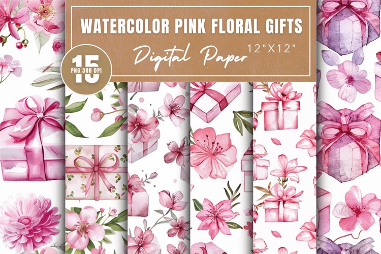 Pink Watercolor Backgrounds Image 22