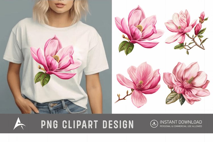 Magnolia Clipart Image 17