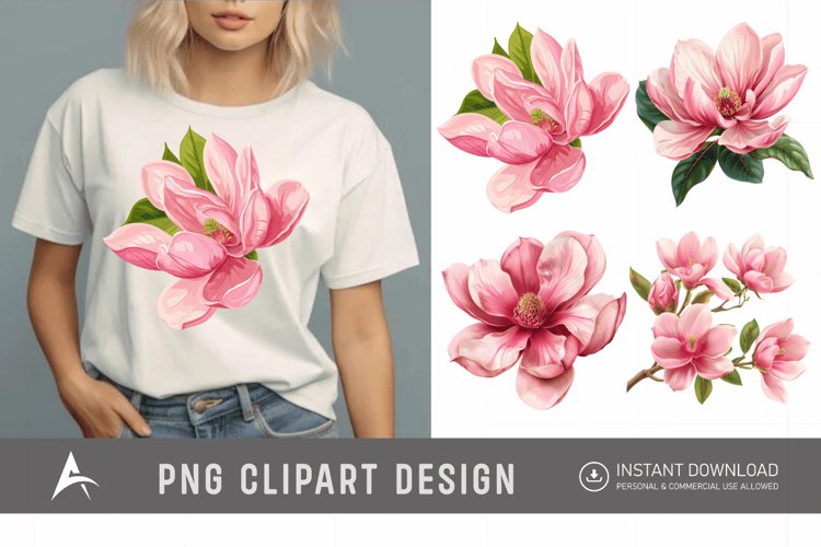 Magnolia Clipart Image 8