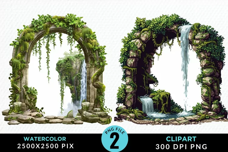 Watercolor Pirates Cove Exquisite Clipart