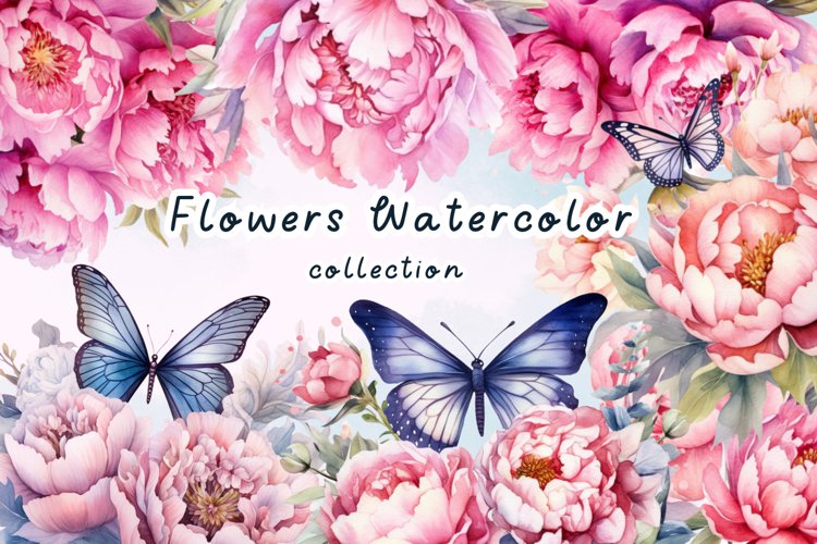 Watercolor Butterfly Clipart Image 17