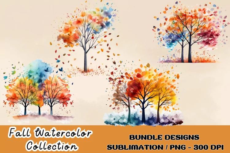 Watercolor Fall Decor Clipart, Autumn, Thanksgiving clipart