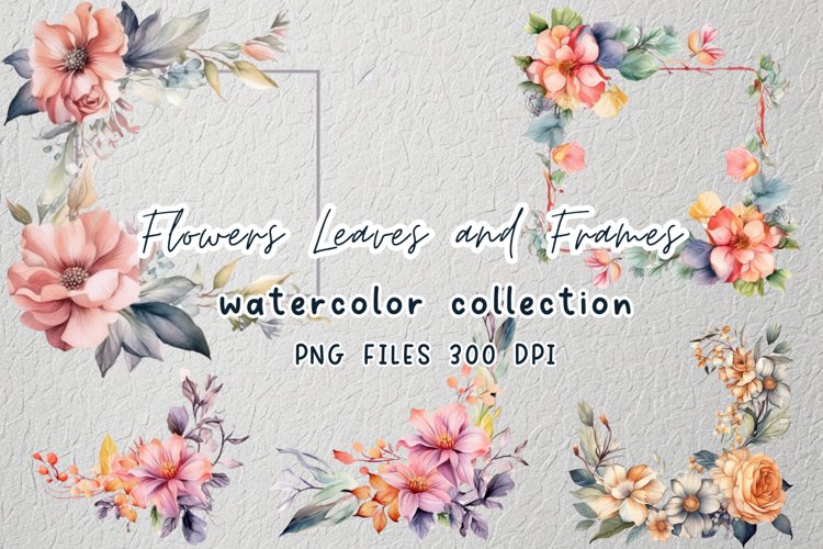 Watercolor Leaves Clipart Image 24