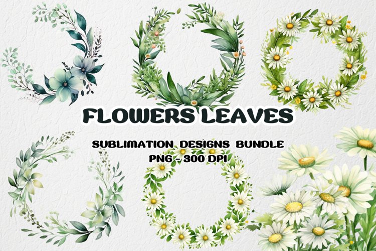 Watercolor Leaves Clipart Image 6