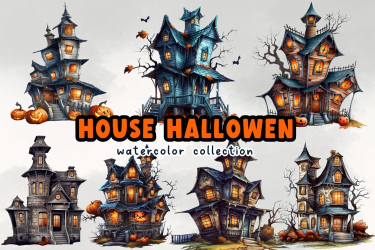 Haunted House Clipart Image 2