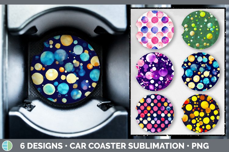 Car Coaster Sublimation Designs Image 19