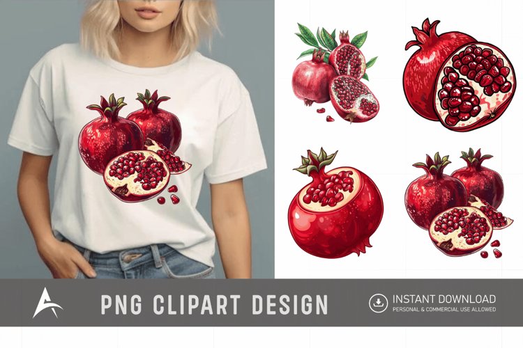 Pomegranate Illustration Image 18