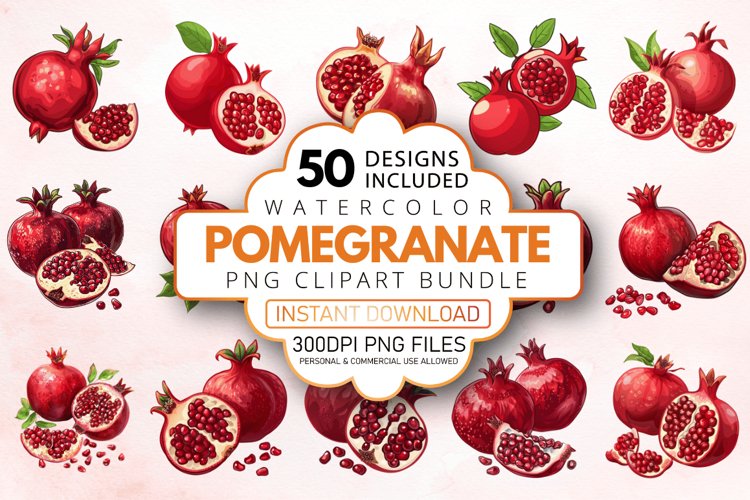 Pomegranate Illustration Image 20