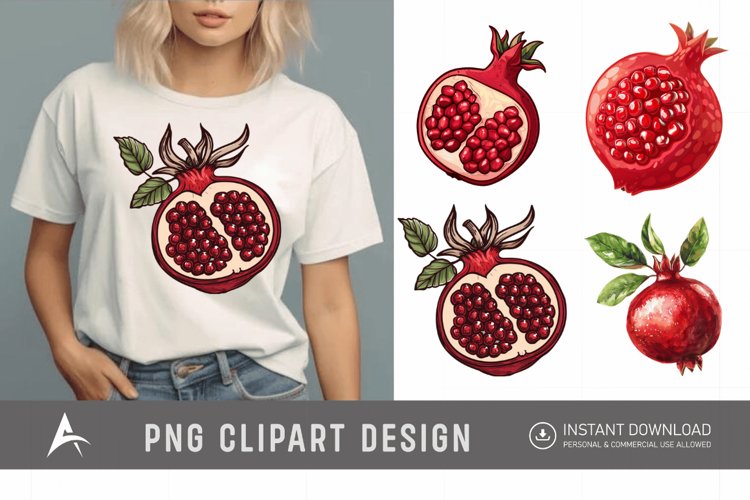 Pomegranate Illustration Image 19
