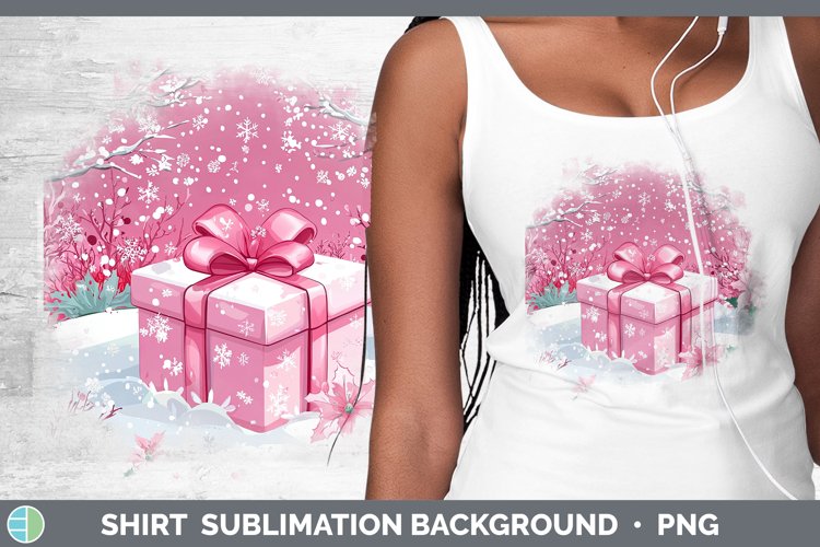 Watercolor Presents Shirt Sublimation Sublimation Background