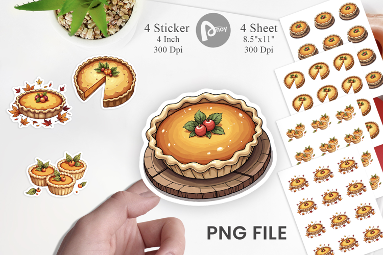 Pumpkin Pie Sticker