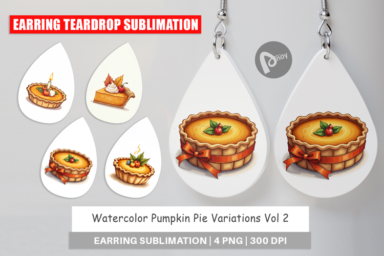 Pumpkin Pie Earring