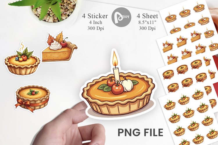 Pumpkin Pie Sticker