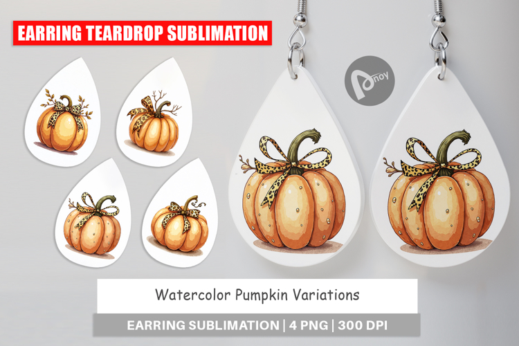 Pumpkin Variations Earring