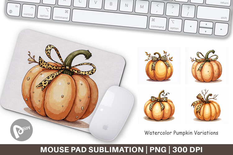 Pumpkin Variations Mouse Pad