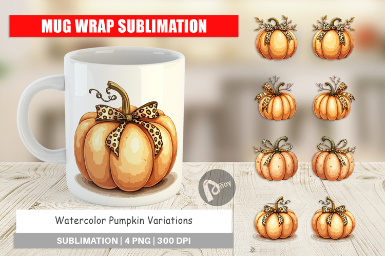 Pumpkin Variations Mug Wrap