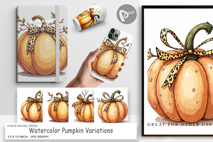 Pumpkin Variations Digital Paper