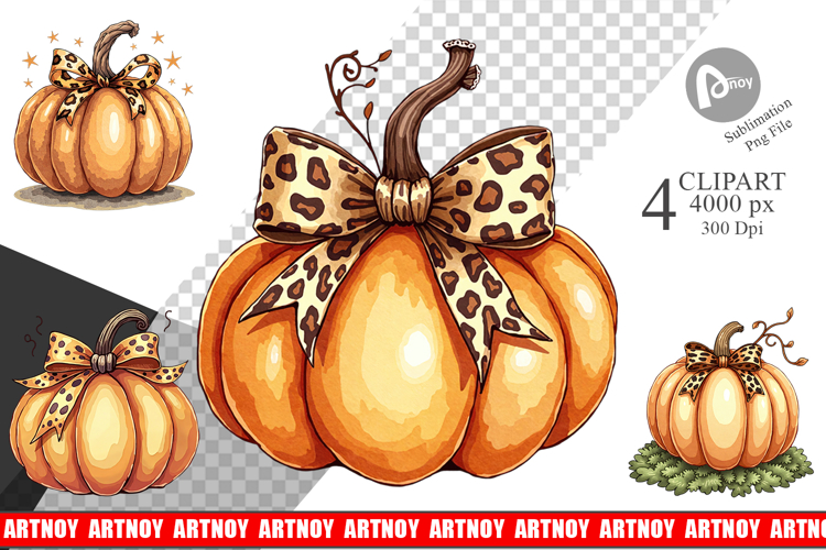Pumpkin Fall Clipart Image 13