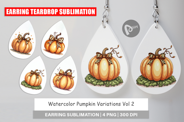 Pumpkin Variations Earring