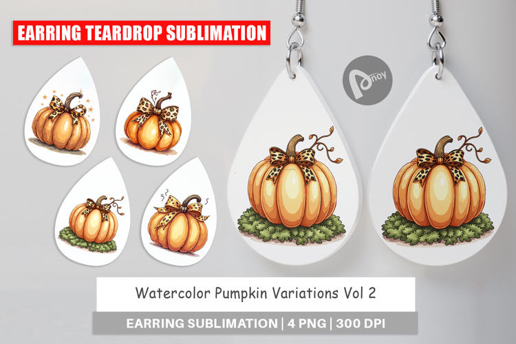 Pumpkin Variations Earring