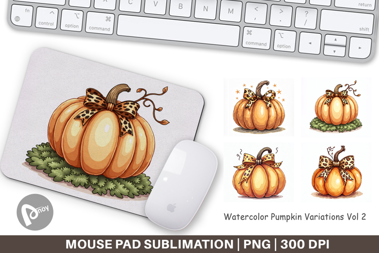 Pumpkin Variations Mouse Pad