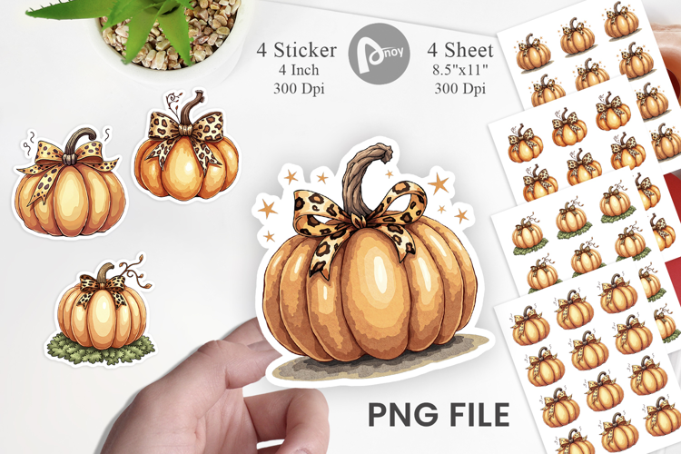 Pumpkin Variations Sticker