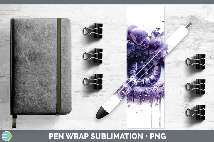 GorgeousWatercolor Pen Wrap design.