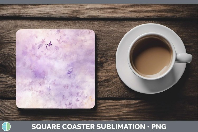 GorgeousWatercolor Square Coaster design.