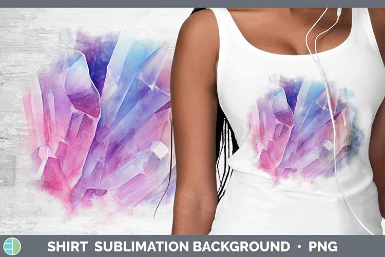 Watercolor Quartz Shirt Sublimation Sublimation Background D