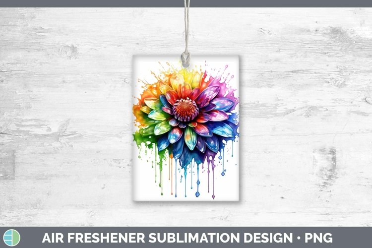 GorgeousWatercolor Rainbow Air Freshener design.