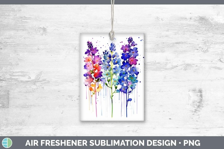 GorgeousWatercolor Rainbow Air Freshener design.