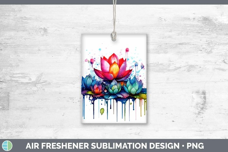 GorgeousWatercolor Rainbow Air Freshener design.