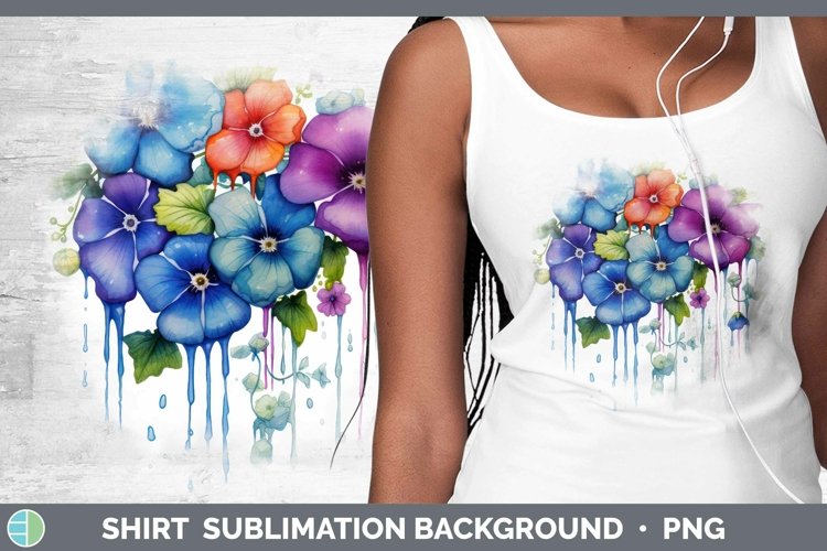GorgeousWatercolor Rainbow Shirt design.