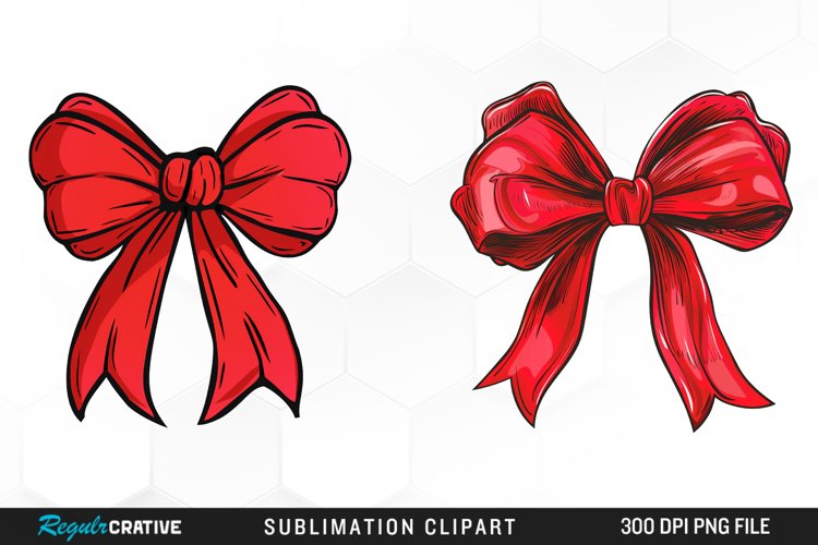 Red Bow Png