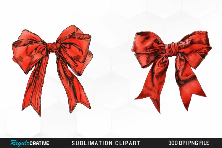 Red Bow Illustration PNG Clipart