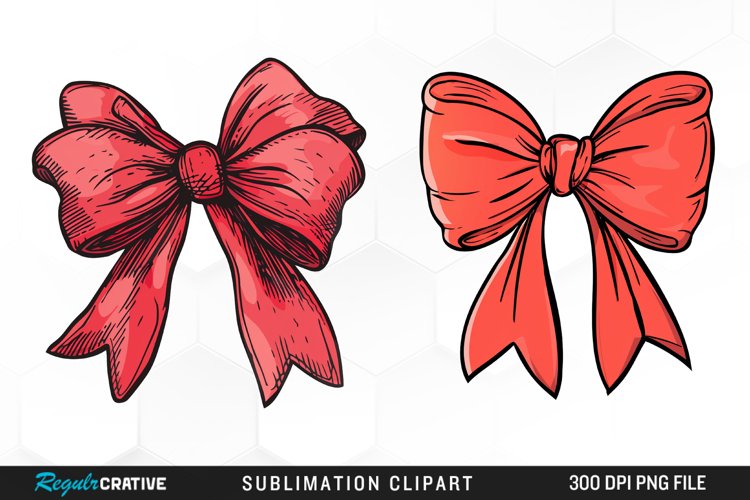Red Bow Illustration PNG Clipart
