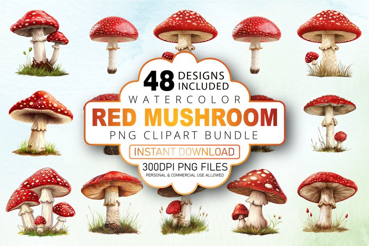 Vintage Mushroom Illustration Image 20