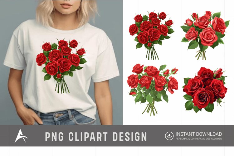 Red Roses Clipart