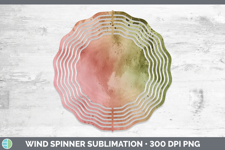 GorgeousWatercolor Wind Spinner design.