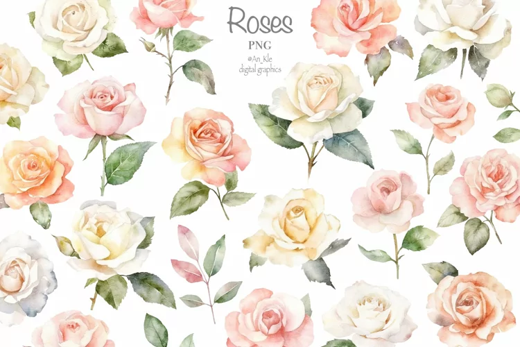 Rose Flowers clipart