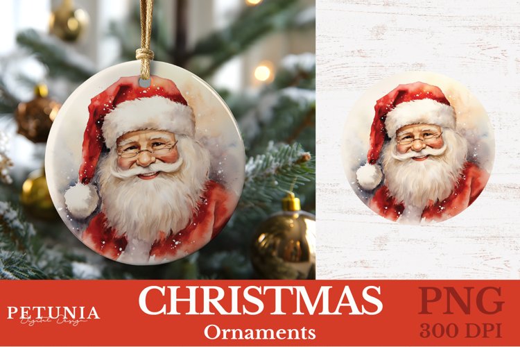 Christmas Ornament Sublimation Designs Image 4
