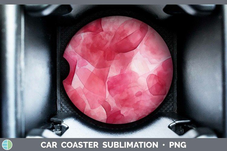GorgeousWatercolor Car Coaster design.